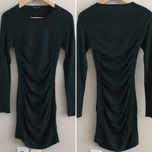 Express Dresses - Express long sleeve dress — green Express Dresses - Express long sleeve dress — green